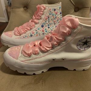 Customized converse/any size and or color!!